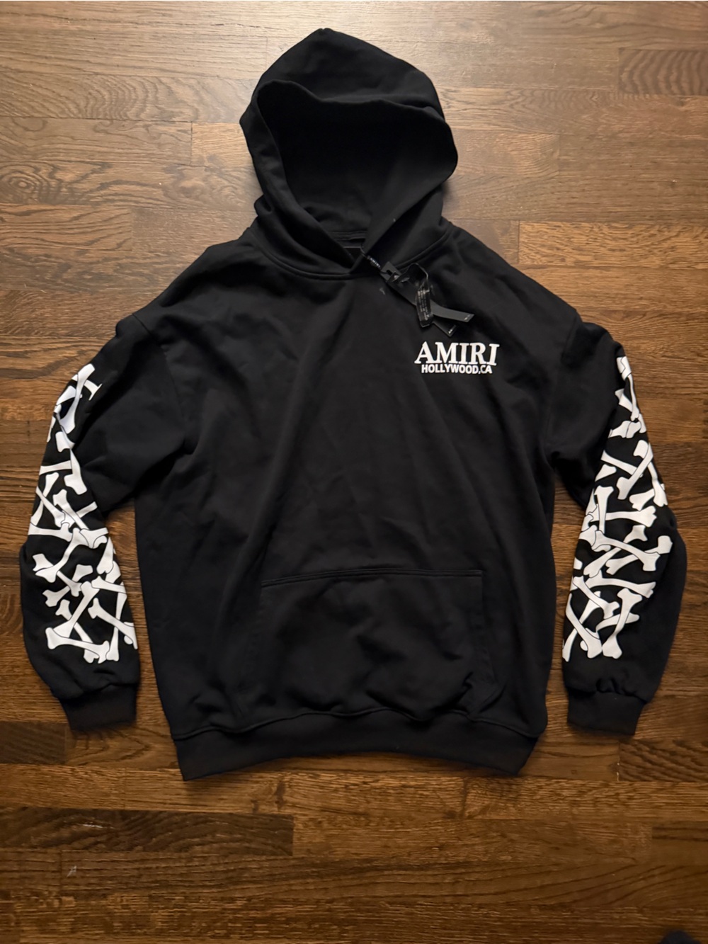 Amiri Black Cross-bone Hoodie